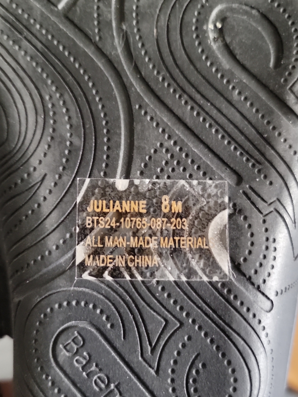 BARE TRAPS Julianne Wedge Sandal Black 8M NWT - Picture 4 of 7